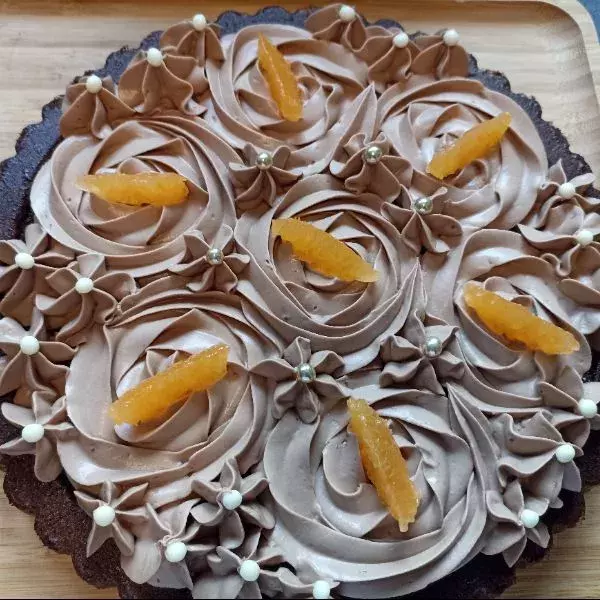 Gâteau renversé choco clémentines