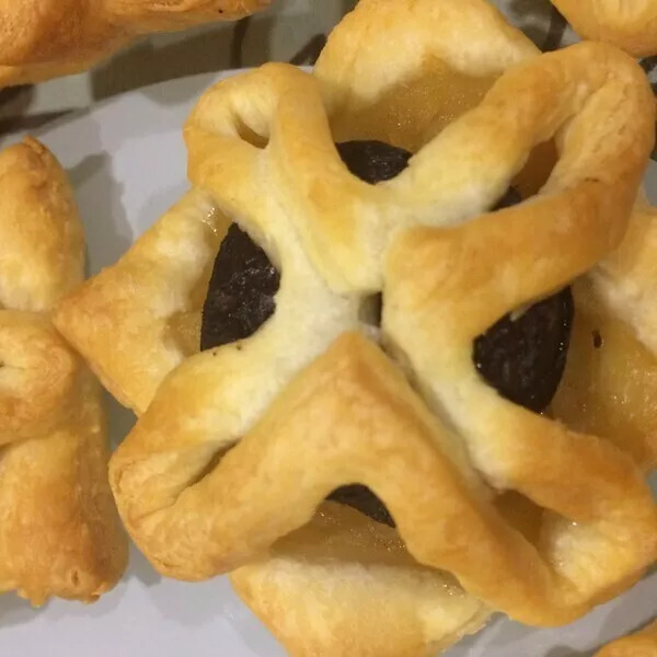 Feuilletés de boudin aux pommes