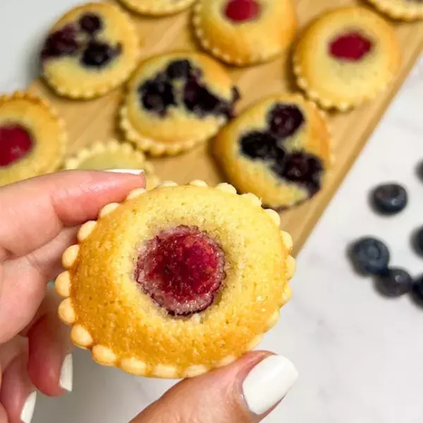 Tartelettes amandines framboises