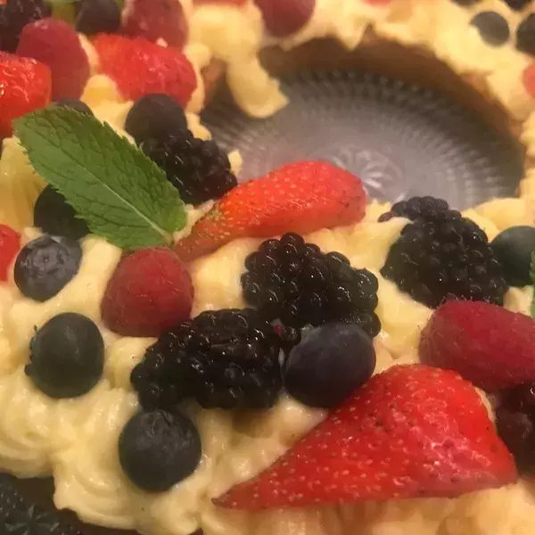 Tarte folle aux fruits rouges 