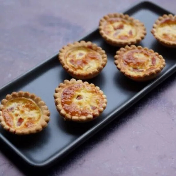 Mini-quiches au bacon