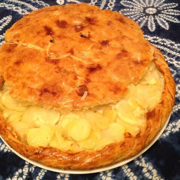 Tarte bourbonnaise aux pommes de terre