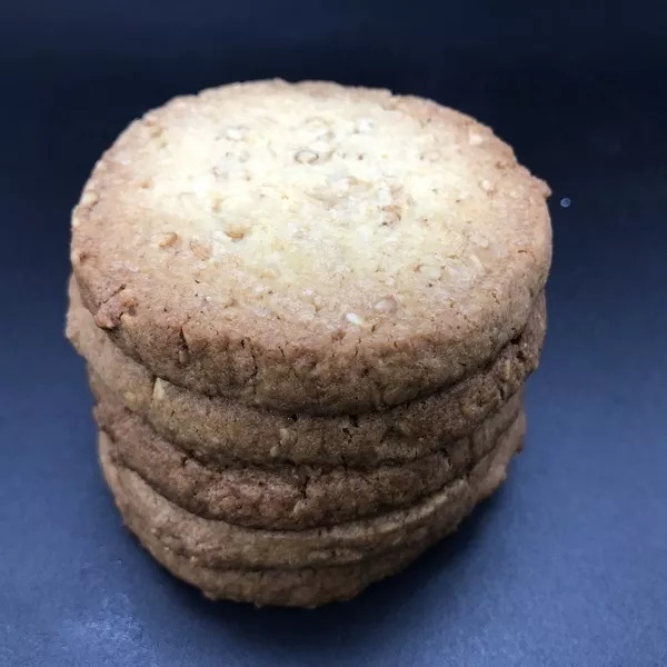 Biscuits sans gluten sesame -citron