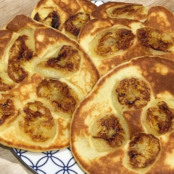 Pancakes Bananes sans sucre ni matière grasse ajoutée