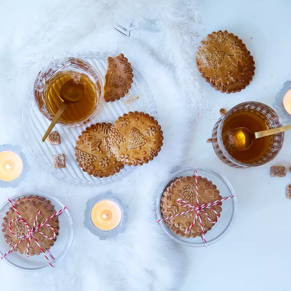 Sablés spéculoos de Noël