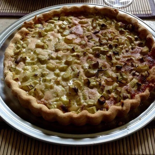 Tarte à la rhubarbe