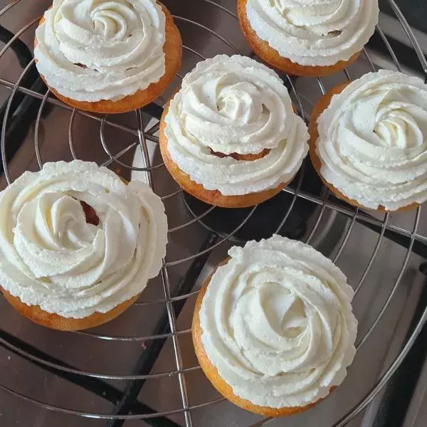 Cupcake chorizo chèvre