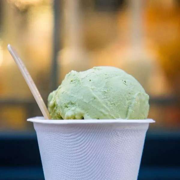 Crème anglaise pour glace à la menthe