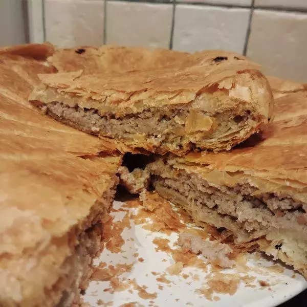 Galette à la framboise 