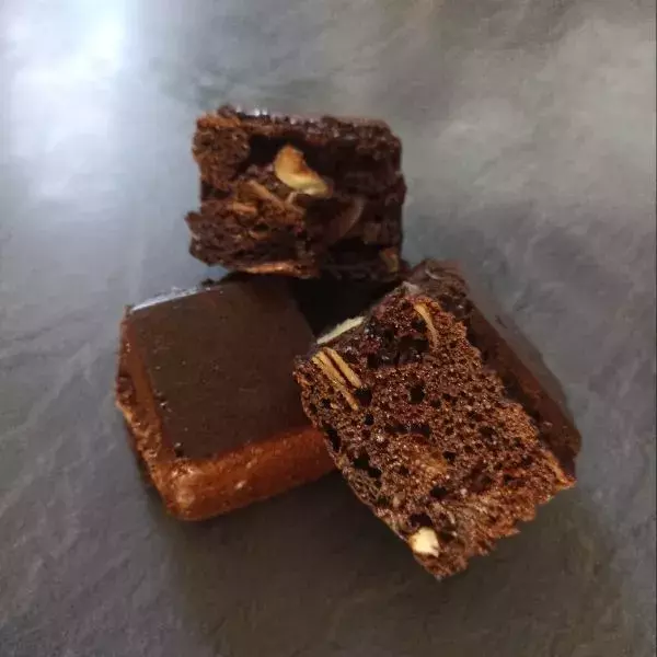 Brownie à la crème épaisse
