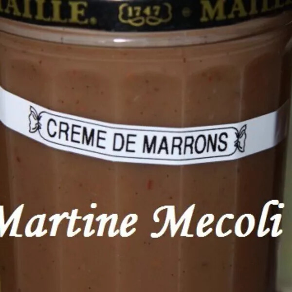 Crème de marrons maison express