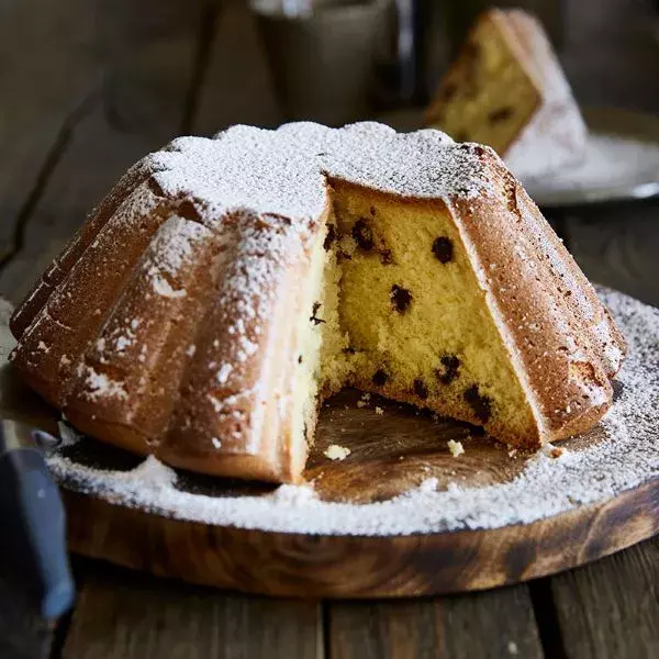 Gâteau de Savoie aux pépites de chocolat