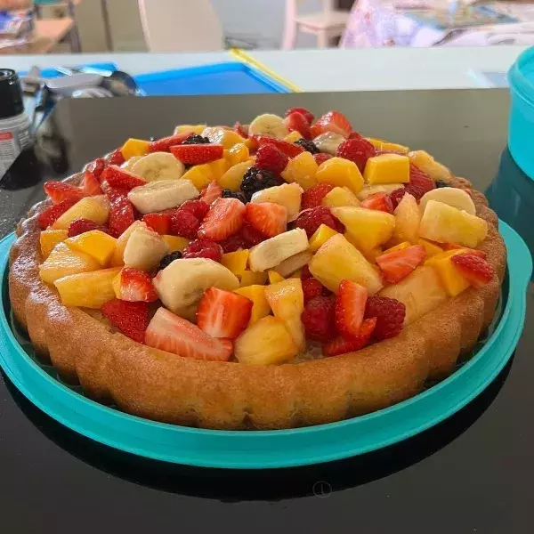 Tarte renversée baba au rhum Aux fruits