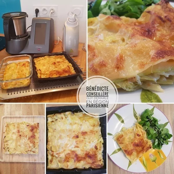 Lasagnes poireaux courgettes 