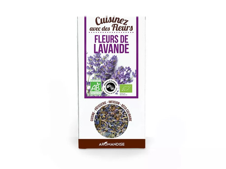 Fleurs à croquer bio Fleurs de lavande, 40g