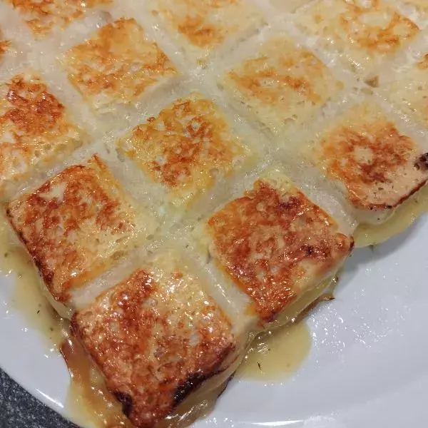 Croque pommes camembert