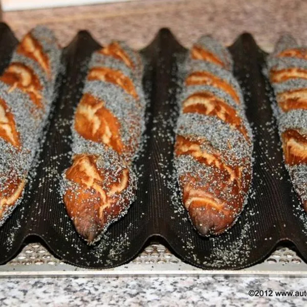 Baguettes aux graines de pavot