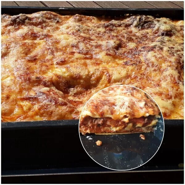 Mes lasagnes à la bolognaise 100%  maison XXL