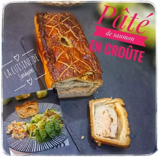 Pâté de saumon en croûte