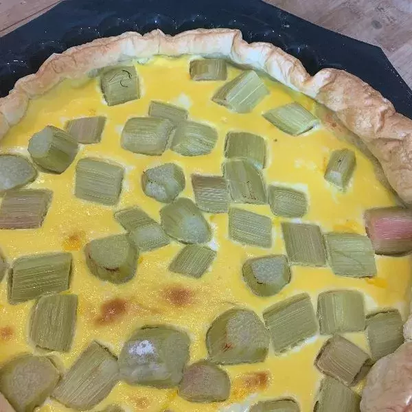 Tarte à la rhubarbe