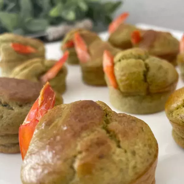 Bouchées crevettes Pesto 