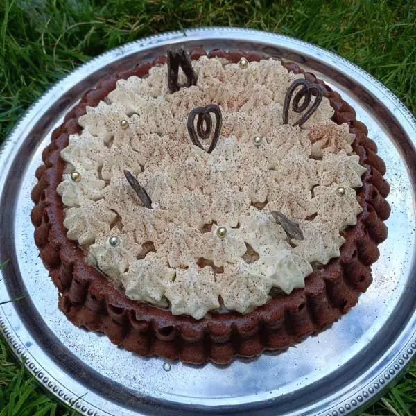 Tarte renversée poire chocolatée