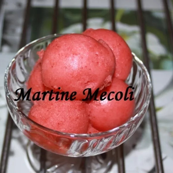 Mix pour sorbet à la fraise