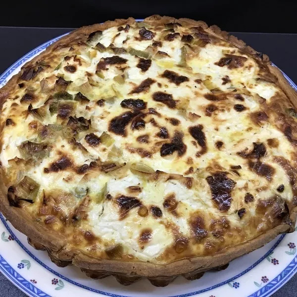 Quiche poireaux -chèvre 