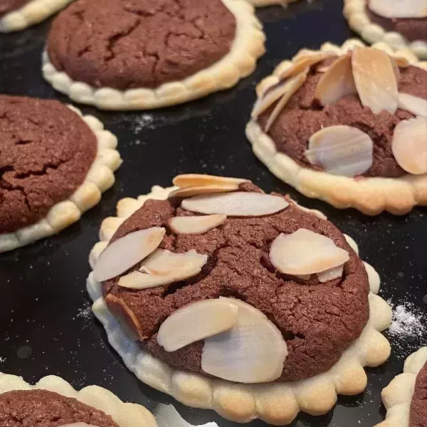 Délice de chocolat aux amandes