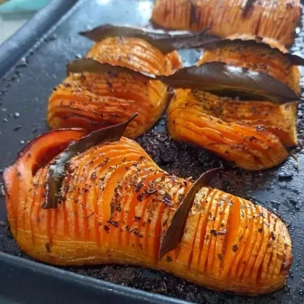 Butternut rôtie façon Hasselback