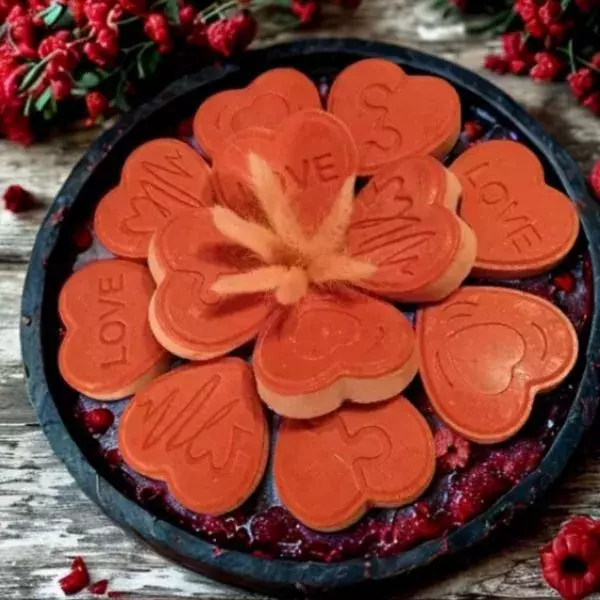 Coeurs Poudrés de Rose