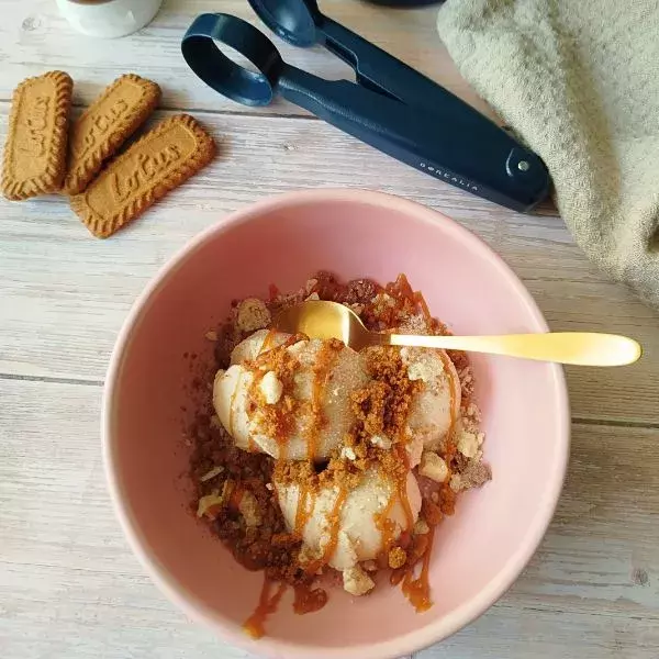 Glace aux spéculoos