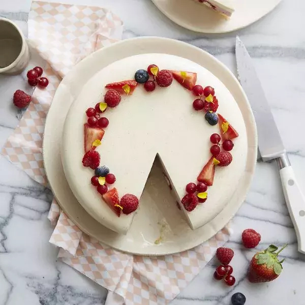 Entremets framboise & Vanille