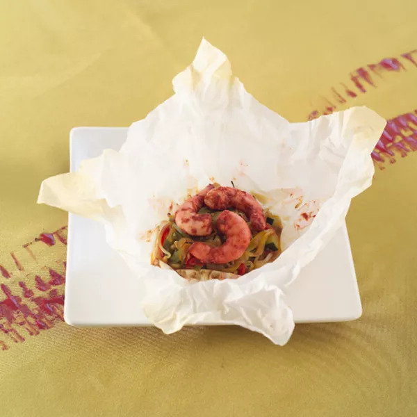 Papillotes de gambas