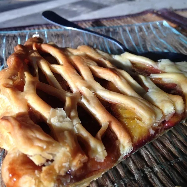 Tarte grillagée aux quetsches 