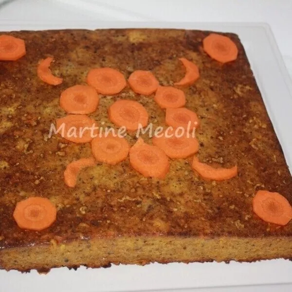 Clafoutis de carottes, curry et noisettes sans cook'in