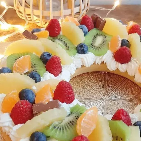 Tarte Multi fruits chantilly