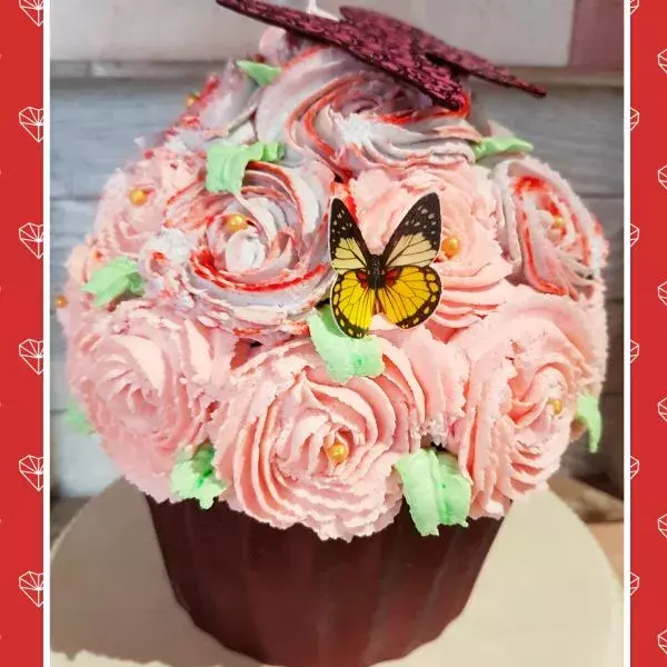 Cupcake de rêve géant