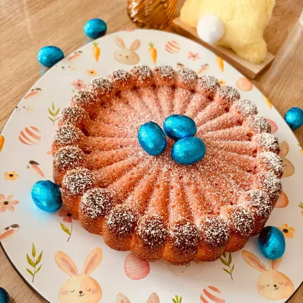 Gâteau biscuit rose