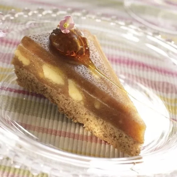 Gâteau 2 étages noix et pommes