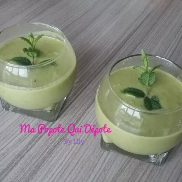 Velouté petits pois - coco