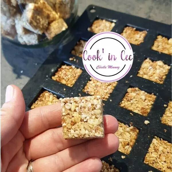 Mini cubes amandes/noisettes