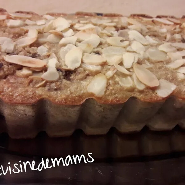 Cake figues/flocons d'avoine/amandes