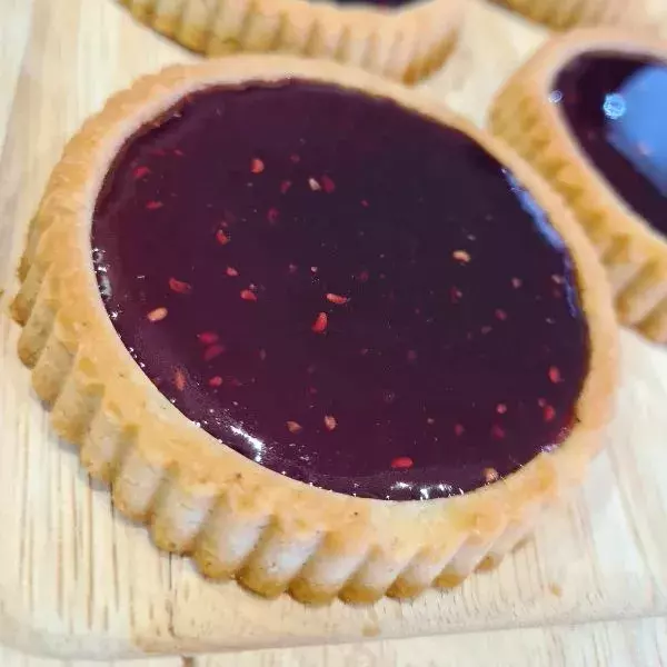 Tartelettes à la framboise