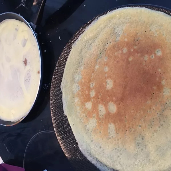 Crêpes sans gluten et sans lactose