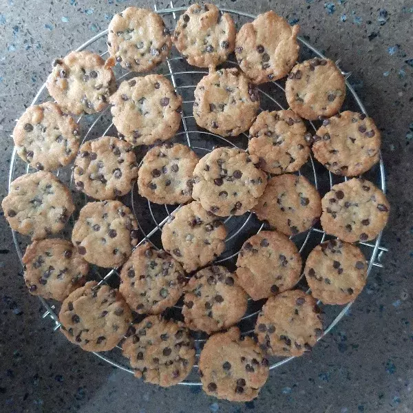 Délicieux cookies aux pépites de chocolat