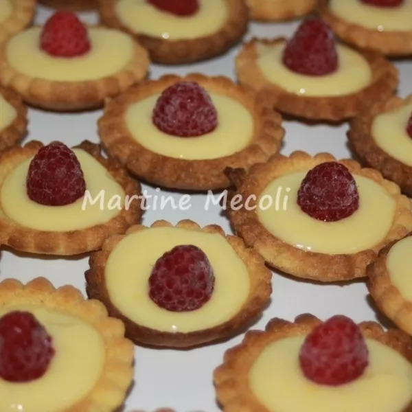 Mini tartelettes citrons framboises sans cook'in