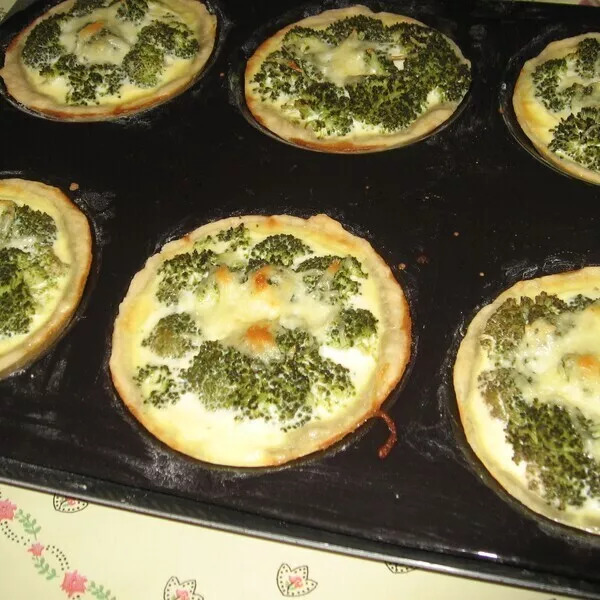 Quiche aux brocolis du jardin