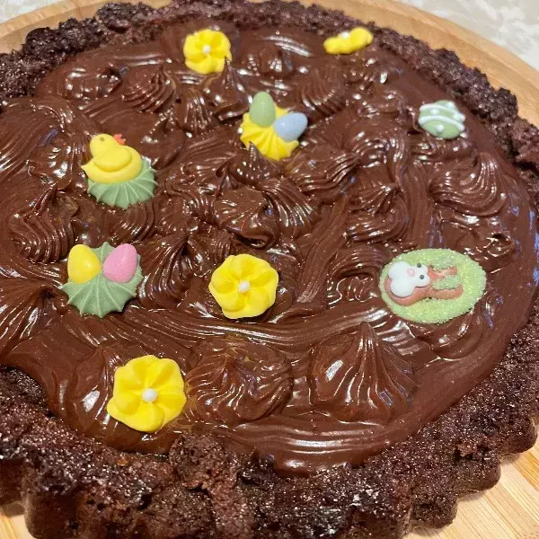 Fondant au chocolat de Pâques 
