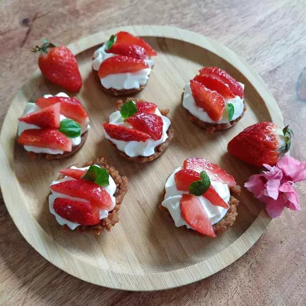 Tartelettes Spéculoos Fraises